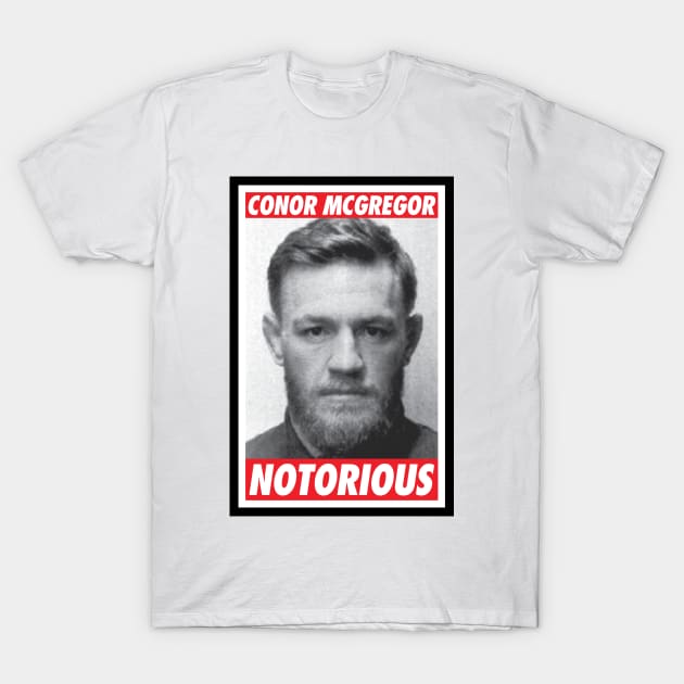 Conor McGregor Notorious Mugshot T-Shirt by innercoma@gmail.com